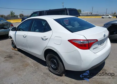 2016 Toyota Corolla L z USA, uszkodzony, nr VIN 5YFBURHE1GP534559